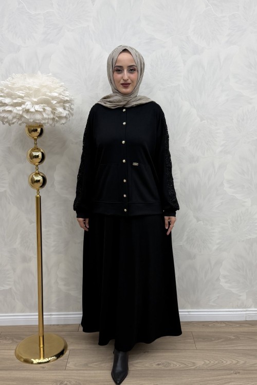 Fidan Etek Takım Siyah