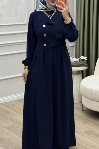 Gönül Elbise Lacivert