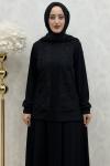 Hülya Etek Takım Siyah