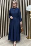 Kamelya Elbise Lacivert