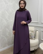 Yeliz Elbise Mor