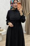 Yüsra Elbise Siyah