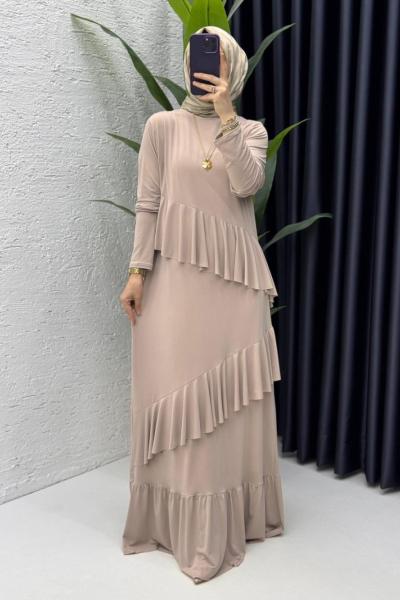 Taş Duru Elbise Tesettür Giyim