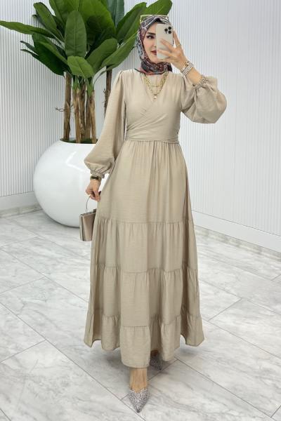 Taş Premıum Leha Elbise Tesettür Giyim