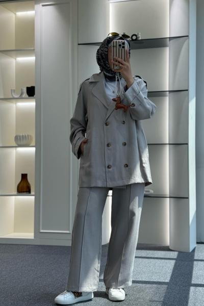 Hawai Caket Takım Bej