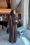 Layel Abaya Kahverengi