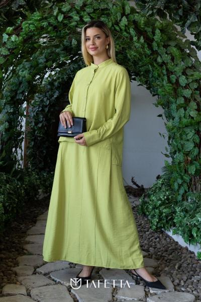 Monica Etekli Takım Yağ Yeşili