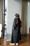 NAYRA TRENÇKOT SİYAH