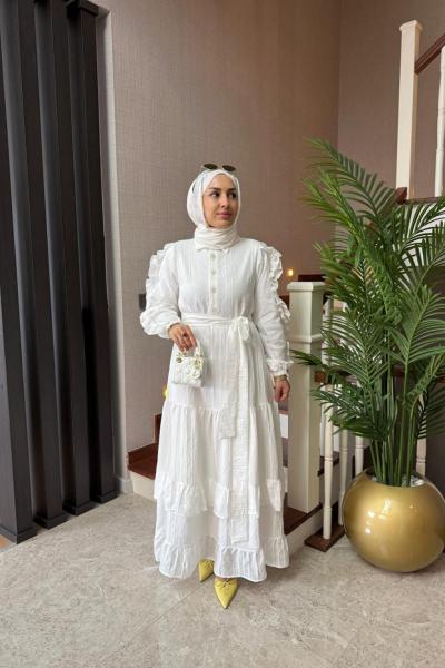 Sahara Elbise Beyaz