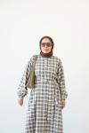 SOHO ELBİSE BEJ