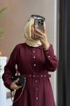 Wilder Elbise Bordo