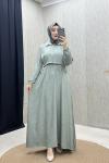 ALEDA ELBİSE  Mint Yeşili