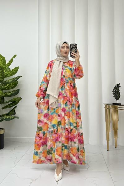 Eftelya Elbise Pembe