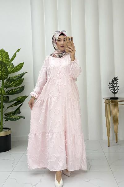 İDİL ELBİSE Pembe
