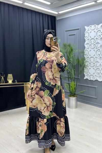 LAVİNYA ELBİSE Siyah