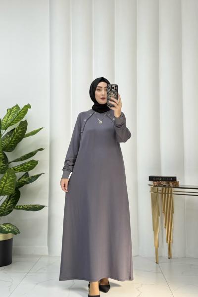 Sezgi Elbise Gri