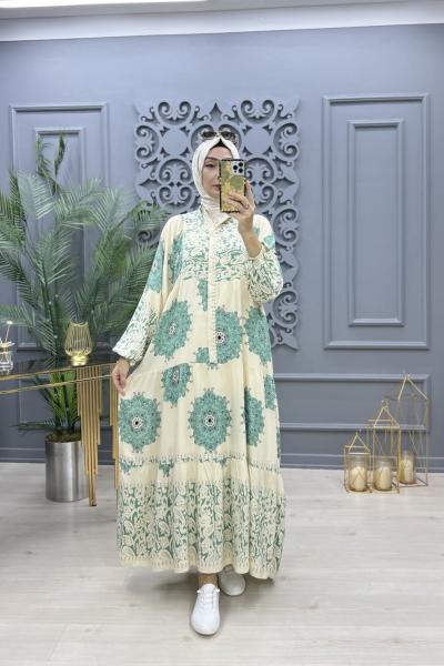 SİMAY ELBİSE Yeşil