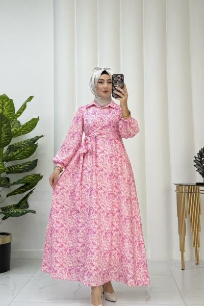 Zeliş Elbise Pembe