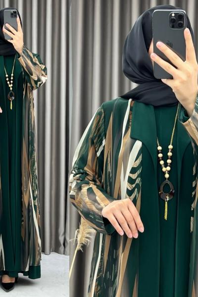 3486 Sale Elbise Takım pudra