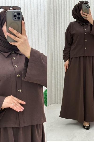 3932 Orkide Etekli Takım