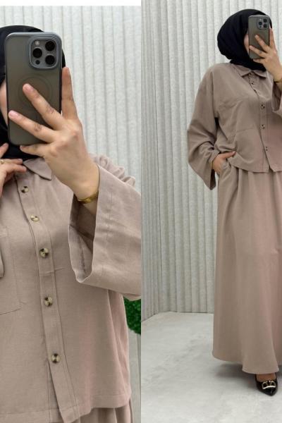 3932 Orkide Etekli Takım