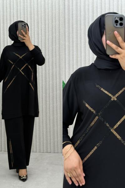 3987 Sanat Takım siyah /gold