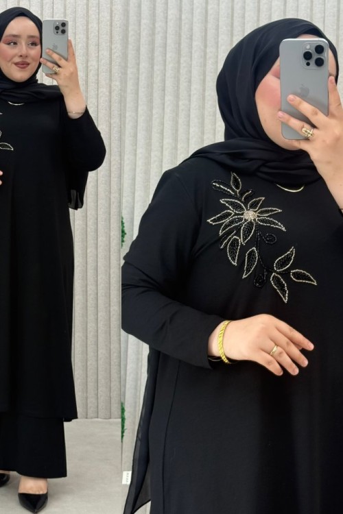 Müyesser pantolonlu takım