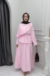 Betül Etek Takım Pembe