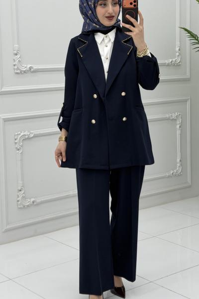 Diana Ceket Takım Lacivert