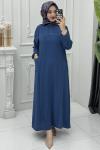 Dilek Elbise İndigo Mavi