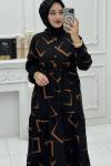 İlayda Elbise Kahverengi