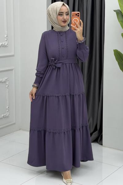 Nefes Elbise Lila