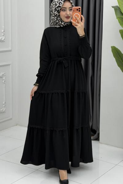 Nefes Elbise Siyah