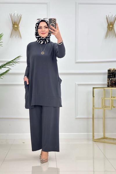 Almina Takım - Antrasit