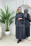 AYCAN ETEKLİ TAKIM - ANTRASİT