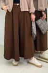 BAGGY ETEK PANTOLON - KAHVERENGİ