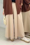 BAGGY ETEK PANTOLON - BEJ