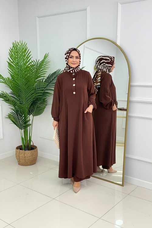 BAŞAK TAKIM-KAHVERENGİ