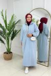 MOİ KOT ELBİSE-MAVİ
