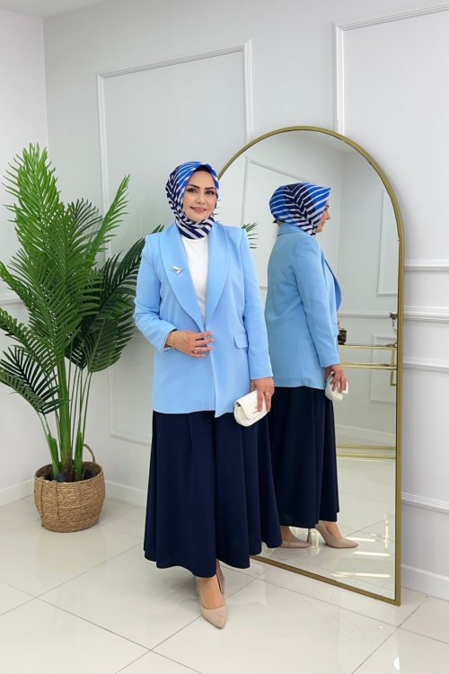 RÜYA CEKET-BEBE MAVİSİ