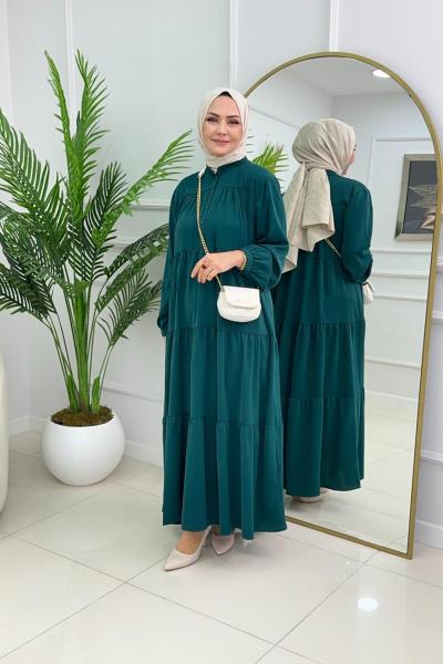 SEVİM ELBİSE - ZÜMRÜT