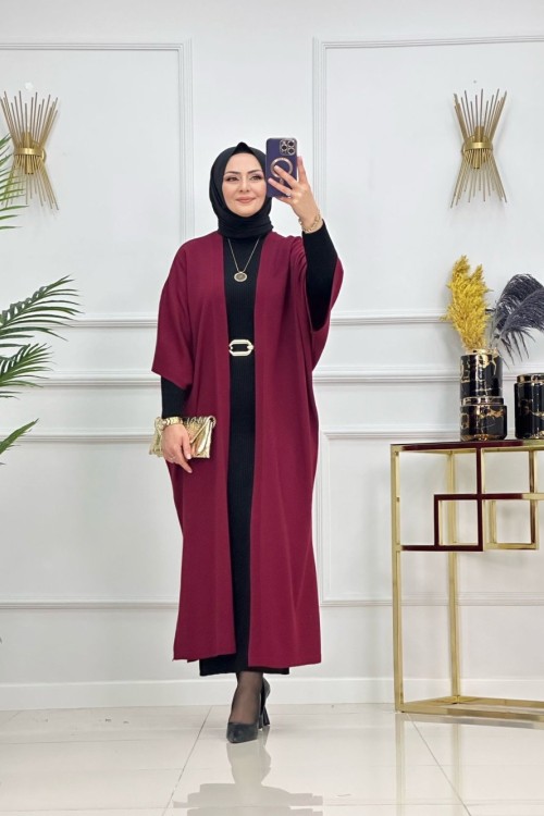 YELDA KİMONO-BORDO