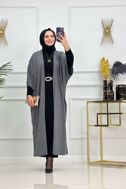 YELDA KİMONO-GRİ