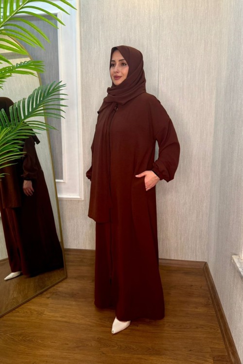 TAKVA NAMAZ FERACE  Kahverengi