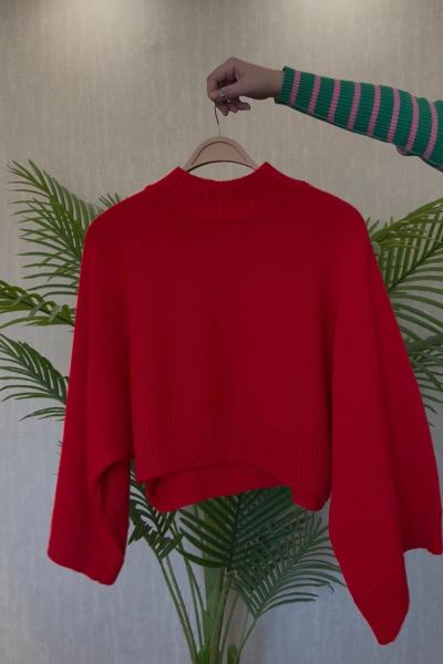 VALON PREMİUM KAZAK Kırmızı