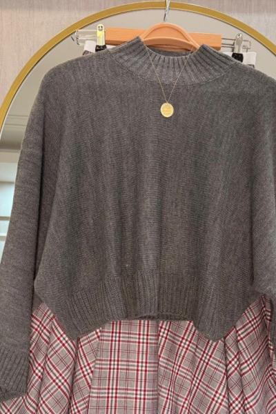 VALON PREMİUM KAZAK  Antrasit