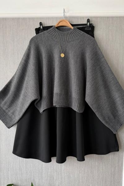 VALON PREMİUM TAKIM ANTRASİT-SİYAH Antrasit