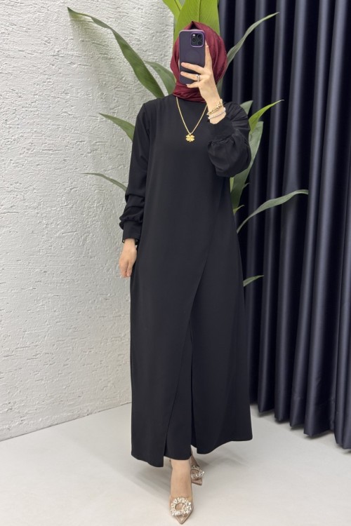 Neslişah Pantolon Takım  Siyah